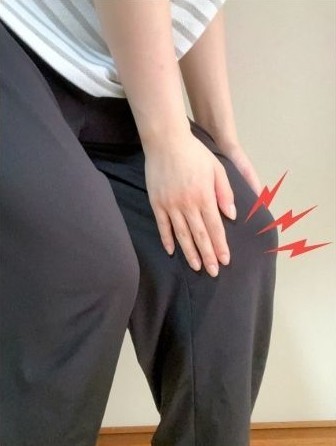 階段で膝痛