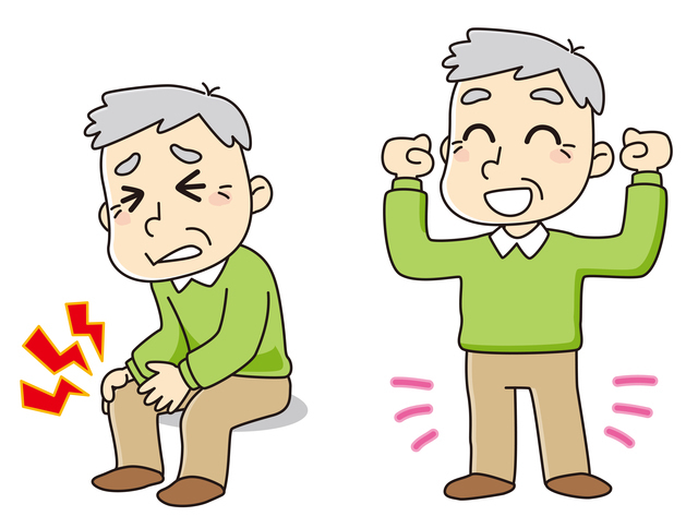 膝痛がなくなって嬉しい